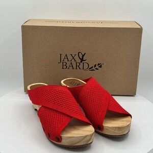 JAX‎ & BARD Libby Hill Sandals Color Red Ember Size EU 37/US 6.5-7 NEW MSRP $150